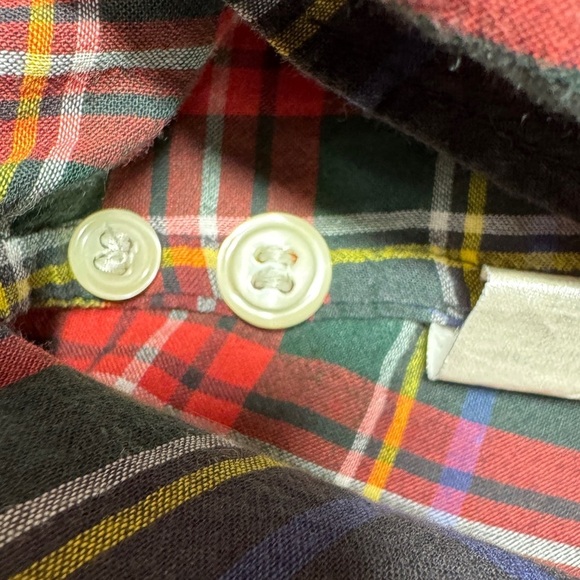 J.Crew Factory The Perfect Shirt Tartan Plaid 100% Cotton Button Front Top M - Picture 15 of 15